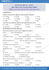 Đề thi giữa kì 1 Tiếng Anh 11 iLearn Smart World - Đề số 3